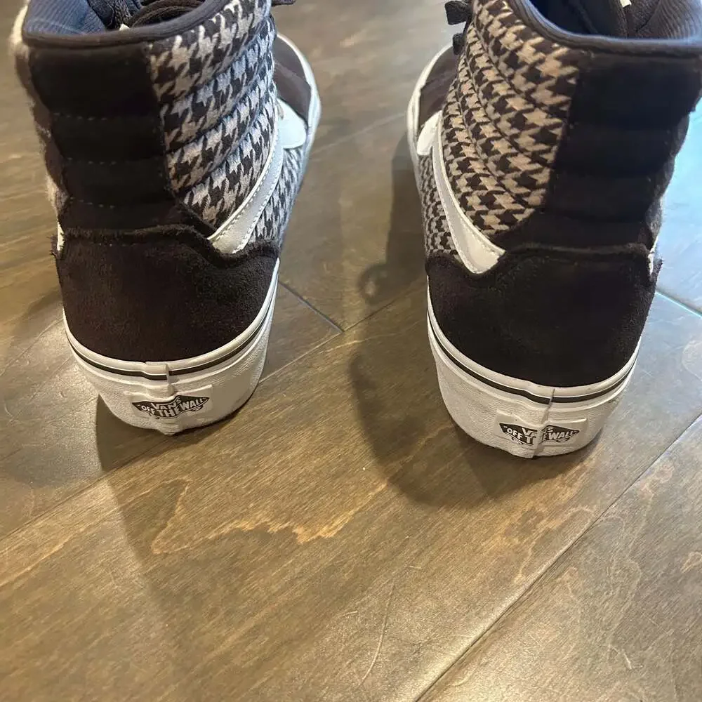 Women's Size 10 Vans Filmore Hi Platform Plaid High Top Sneakers